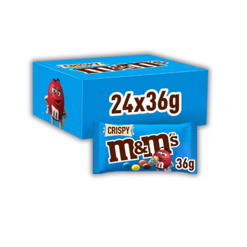 M&M'S Crispy Beutel (24 x 36g)