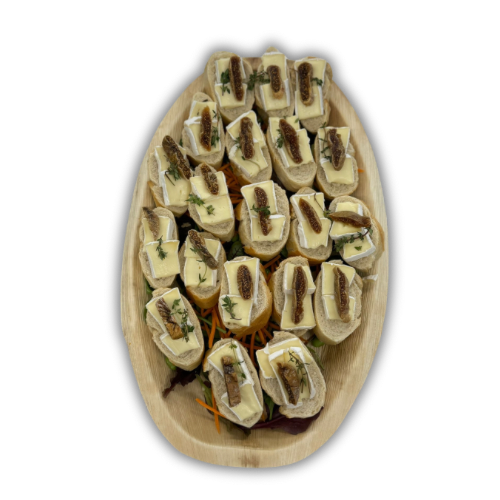 Fingerfood Canape mit Camembert