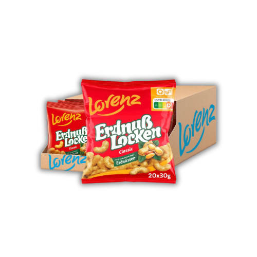 Lorenz Snack World Peanut Curls Classic 20er Pack
