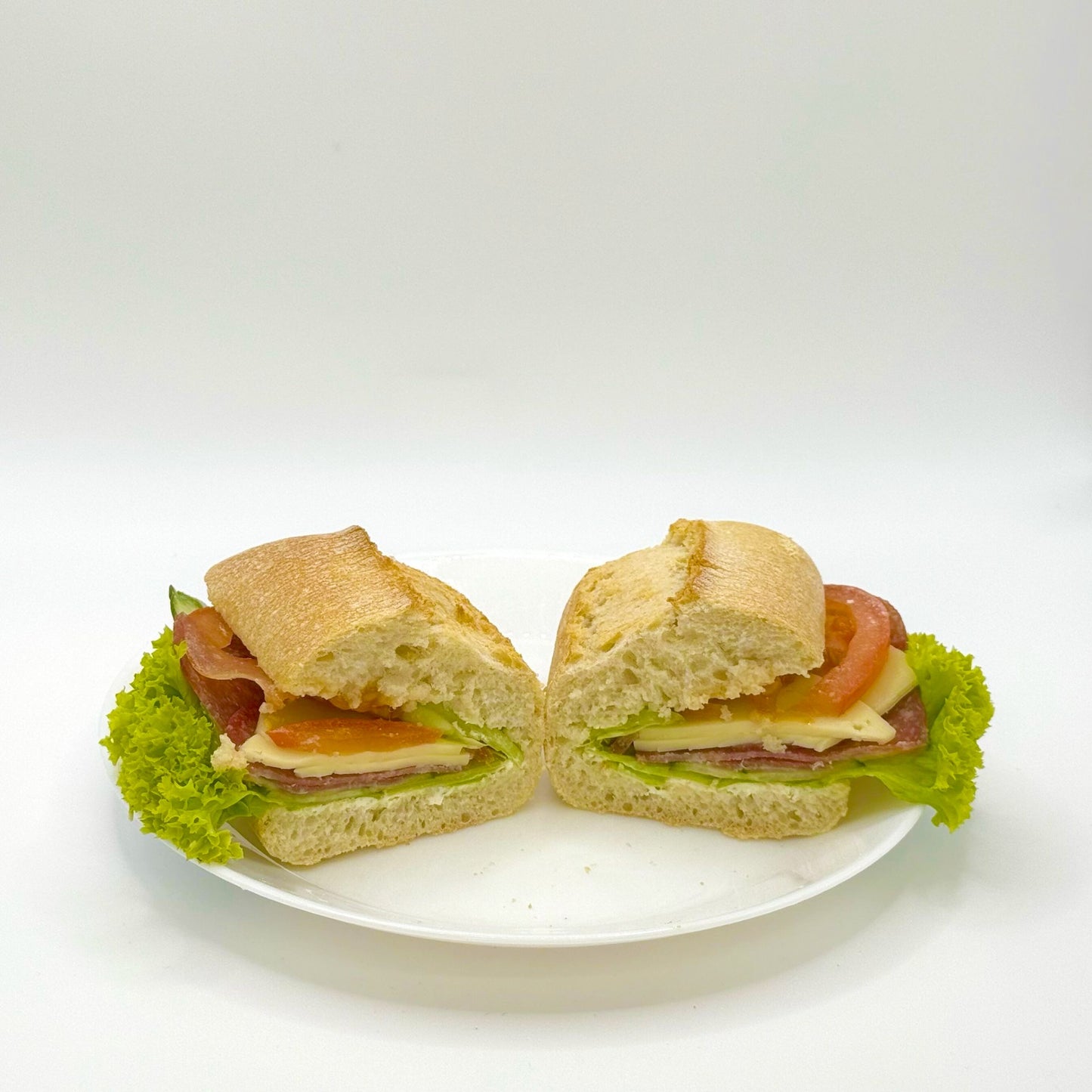 Salami-Ciabatta-Sandwich