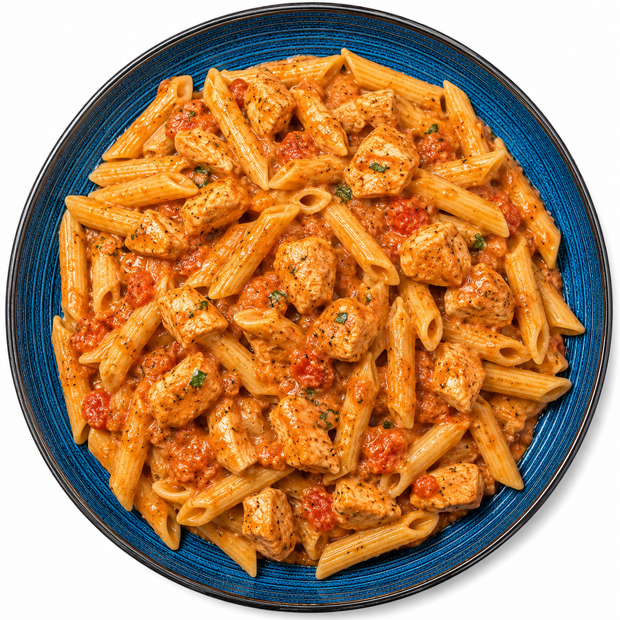 Pesto Rosso mit Penne Nudeln