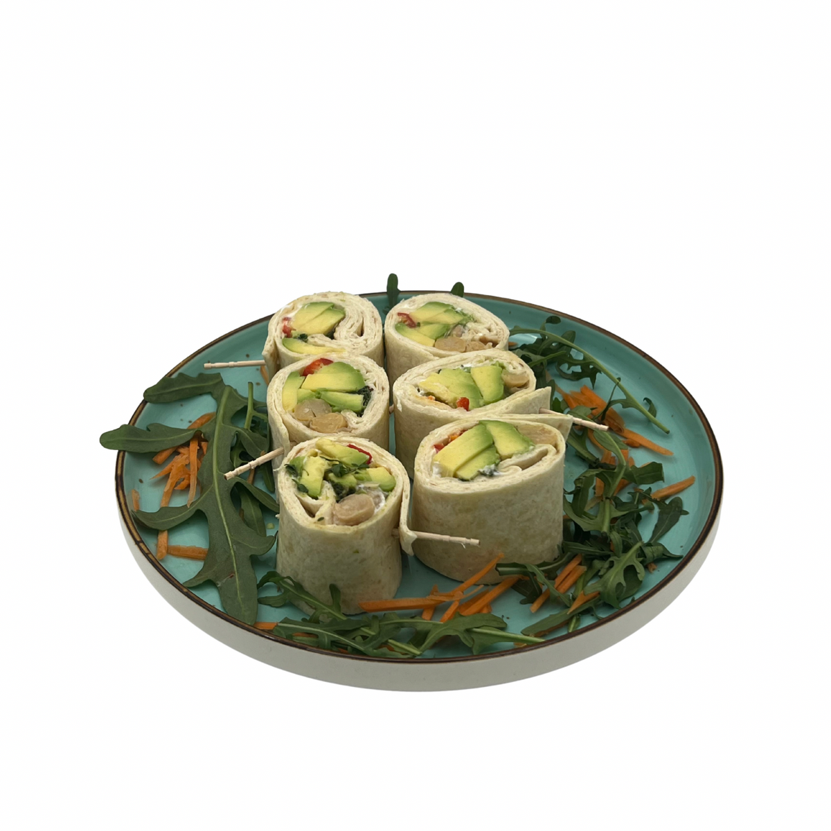 12 Mini Chickpea Wraps (Vegan)