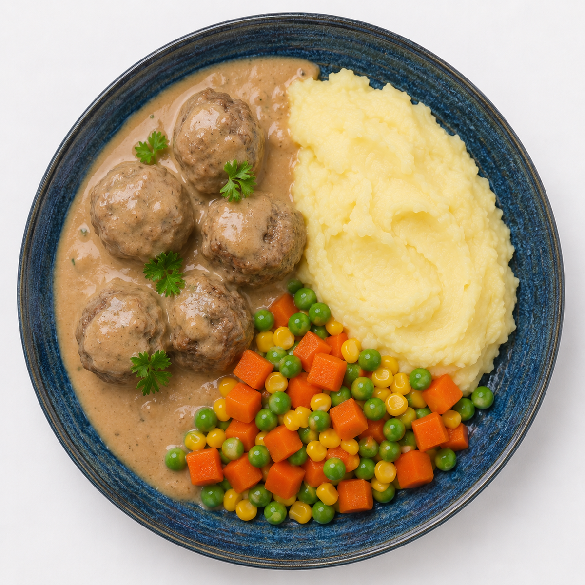 Yellow curry with jasmine rice and various vegetables