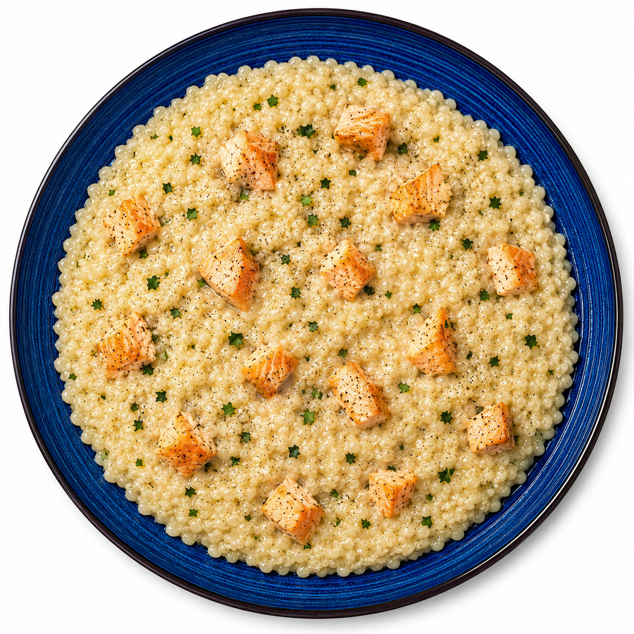 Risotto mit Lachs