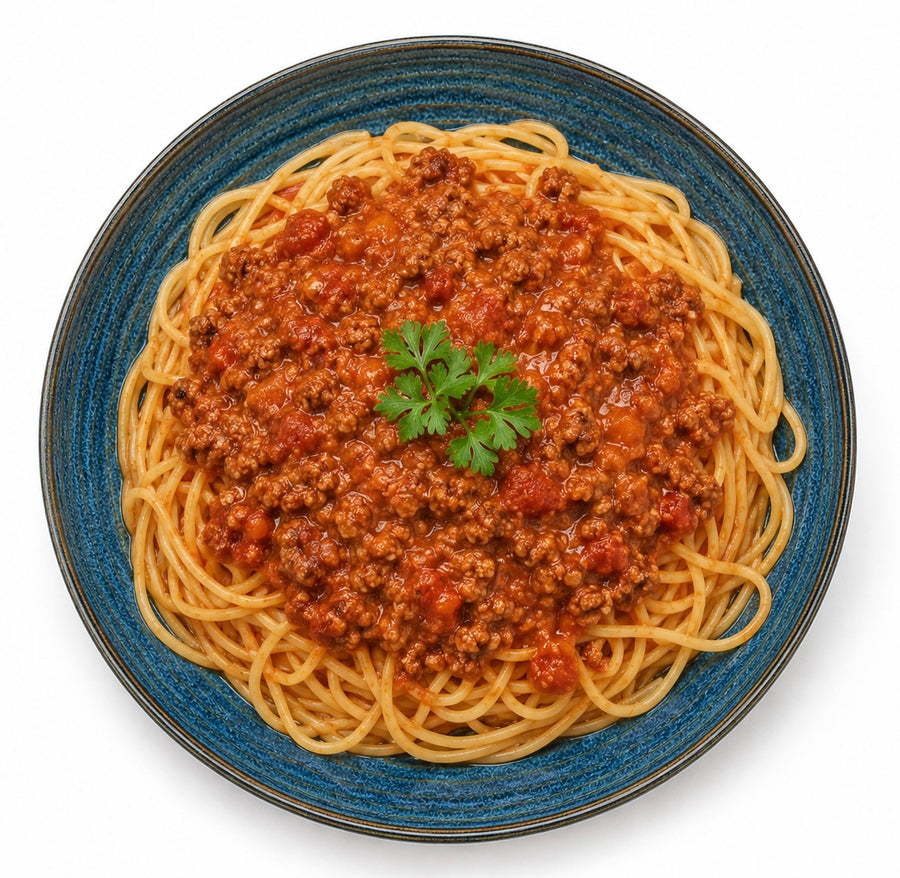 Spaghetti mit Tomaten-Bolognese