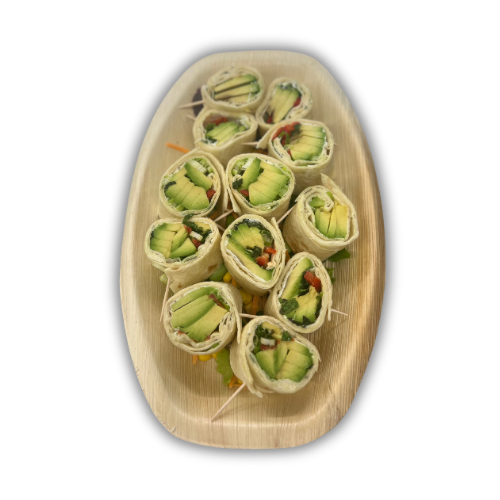 Mini Wrap Vegan mit Avocado und Limettensaft (12 Stück)